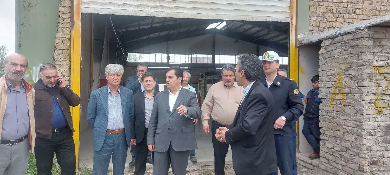بازدید سرپرست فرمانداری نظرآباد از مراکز معاینه فنی خودرو